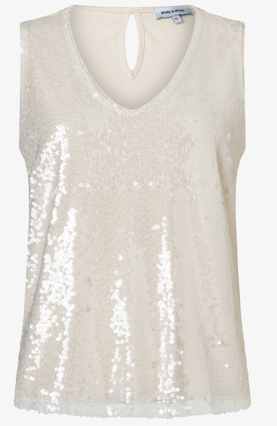 More and More Powder Sequin Top