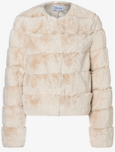 Load image into Gallery viewer, More and More Faux Fur Jacket Cream
