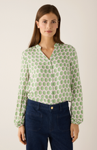Load image into Gallery viewer, More &amp; More  Green/Pink Blouse
