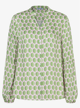 Load image into Gallery viewer, More &amp; More  Green/Pink Blouse
