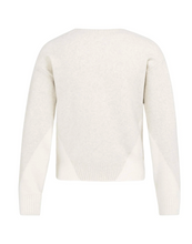 Load image into Gallery viewer, YaYa Knitted V Neck with Colourblock
