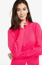 Load image into Gallery viewer, YaYa High Neck Knit with button detail
