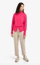 Load image into Gallery viewer, YaYa High Neck Knit with button detail
