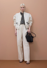 Load image into Gallery viewer, Maggie White Bomber
