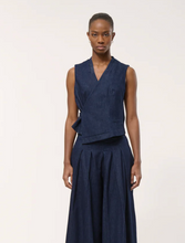 Load image into Gallery viewer, Humility Lozan Waistcoat Denim
