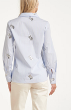 Load image into Gallery viewer, Sadie Embellished Stripe Shirt (26113)
