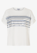 Load image into Gallery viewer, More &amp; More Navy Stripe Tee

