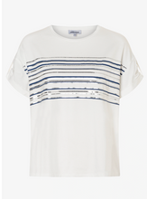 Load image into Gallery viewer, More &amp; More Navy Stripe Tee
