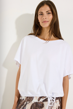 Load image into Gallery viewer, More &amp; More White Drawstring Top
