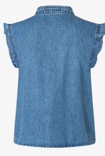 Load image into Gallery viewer, More &amp; More Denim Blouse
