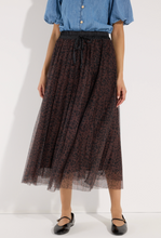 Load image into Gallery viewer, More &amp; More Mesh Skirt with Leopard Print
