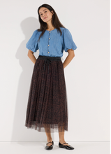 Load image into Gallery viewer, More &amp; More Mesh Skirt with Leopard Print
