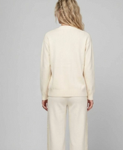 Load image into Gallery viewer, Bella Emilienne Sequin Knit Cardigan Ecru

