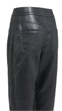 Load image into Gallery viewer, Yaya Faux Leather Trousers Black
