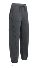 Load image into Gallery viewer, Yaya Jersey Trousers Black Melange
