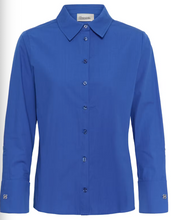 Load image into Gallery viewer, MEW Sunna Deco Cuff Shirt in Beaucop Blue
