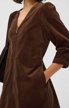 Load image into Gallery viewer, Part Two CorinnaPW Dress in Downtown Brown
