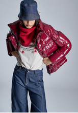 Load image into Gallery viewer, Allegra Burgundy Quilted Jacket
