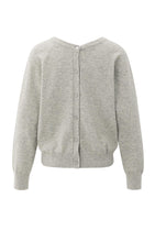 Load image into Gallery viewer, Double V-neck sweater with back button detail
