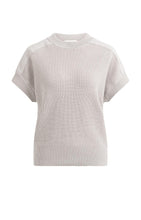 Load image into Gallery viewer, Knitted top with woven shoulder details - Type: product
