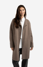 Load image into Gallery viewer, Long coatigan with patch pockets
