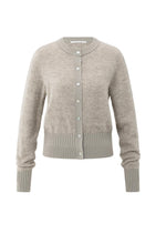 Load image into Gallery viewer, Long sleeve cardigan with double rib details - Type: product

