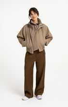 Load image into Gallery viewer, Oversized jacket with stand collar
